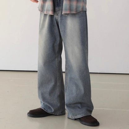 Korean Style Wide-Leg Jeans