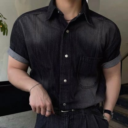 Vintage Washed Denim Shirt