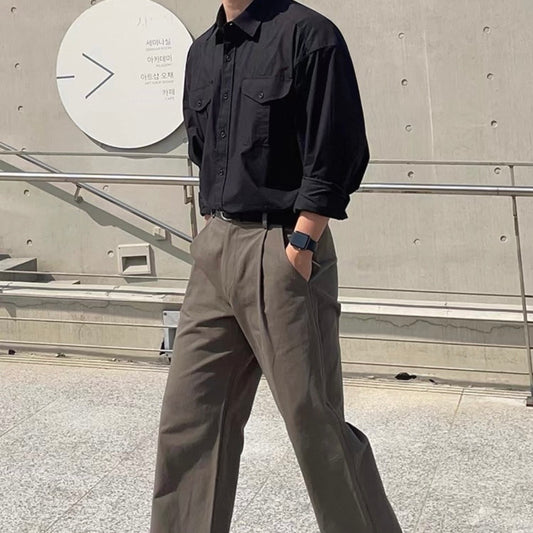 Korean-Style Casual Shirt