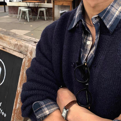 Korean Wool Knit Cardigan