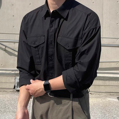 Korean-Style Casual Shirt
