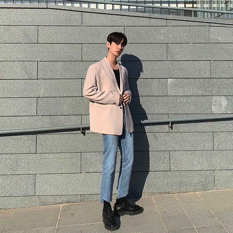 Korean Casual Tailored Jacket