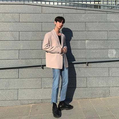 Korean Casual Tailored Jacket