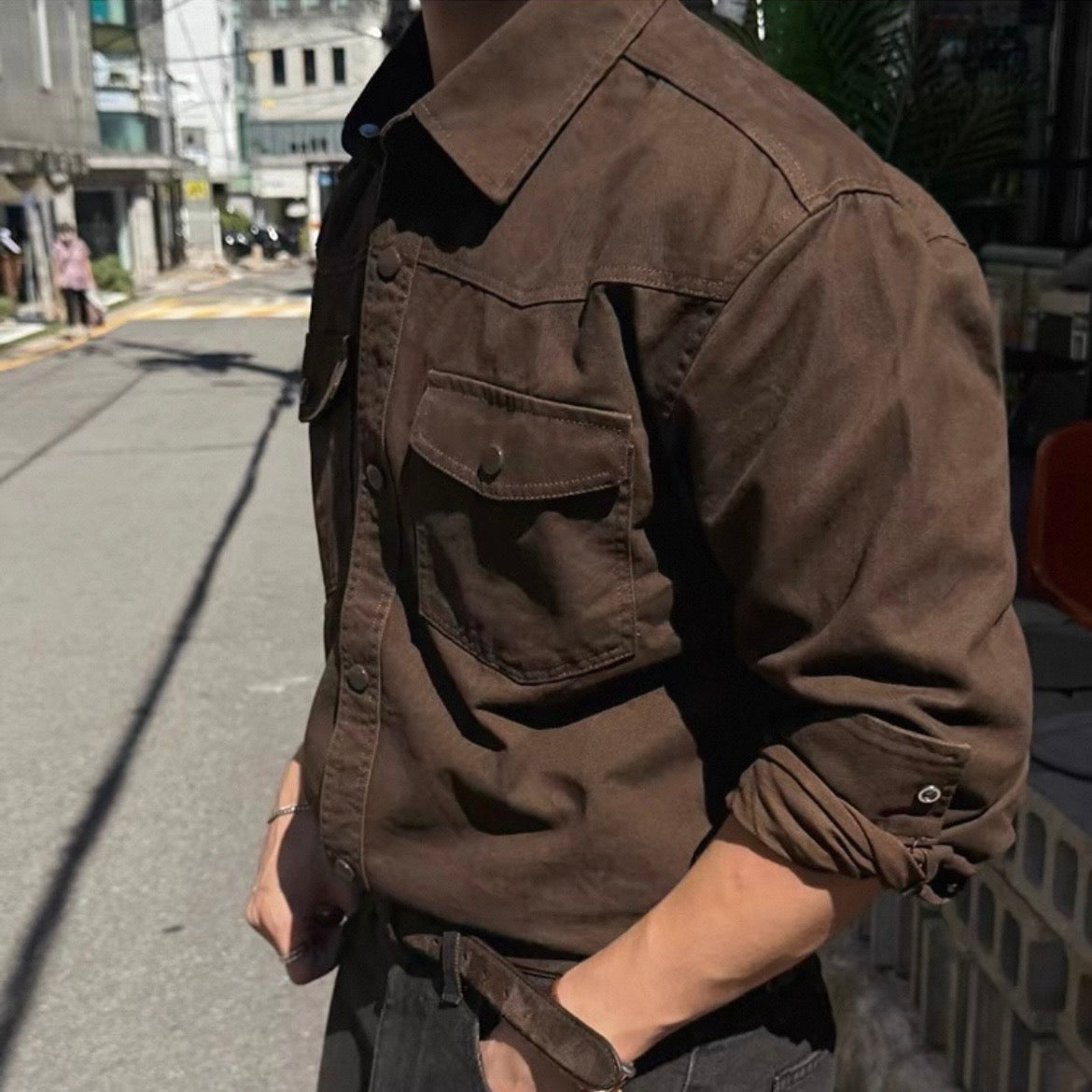 Vintage Utility Pocket Shirt