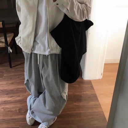 Casual Wide-Leg Pants