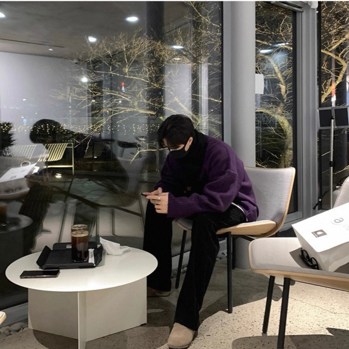 Korean Casual Mohair Sweater