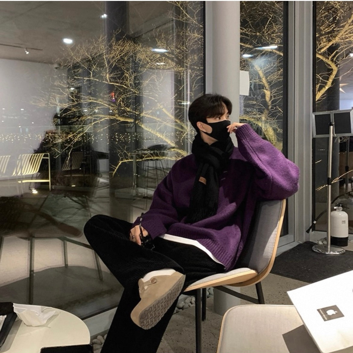 Korean Casual Mohair Sweater