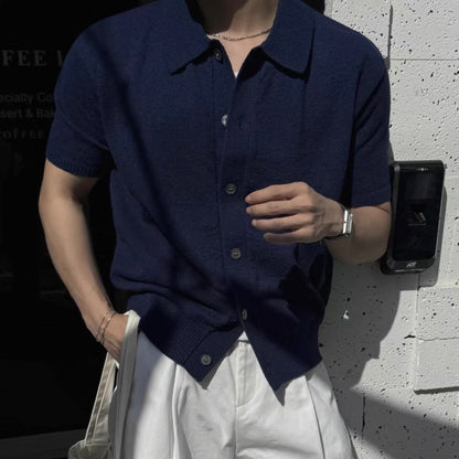 Slim Knit Cardigan T-Shirt