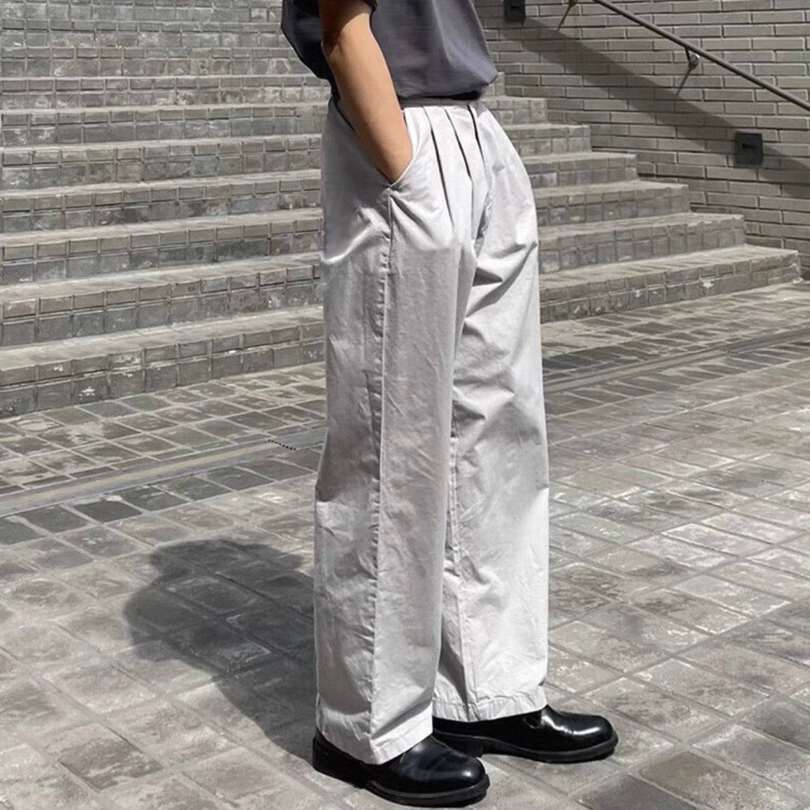 Korean Wide-Leg Sports Pants