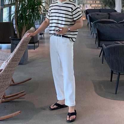 Korean Style White Jeans