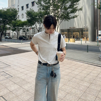 Summer Basic Round Neck Tee