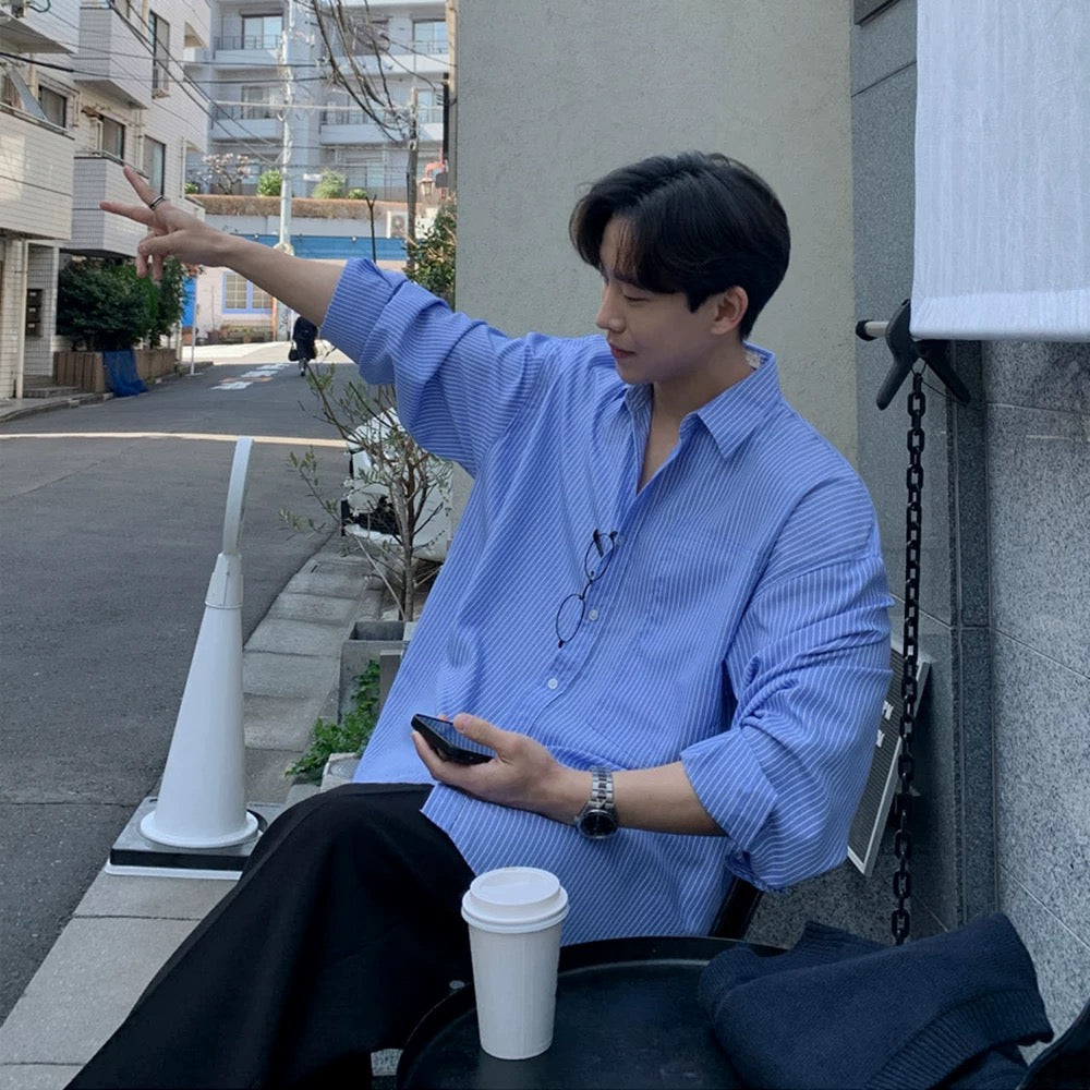 Korean Trend Striped Shirts