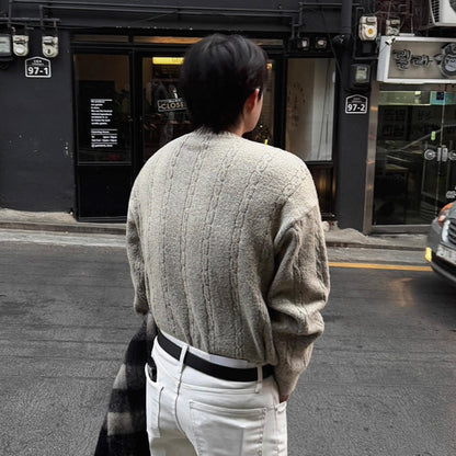 Loose Knit Henry Sweater