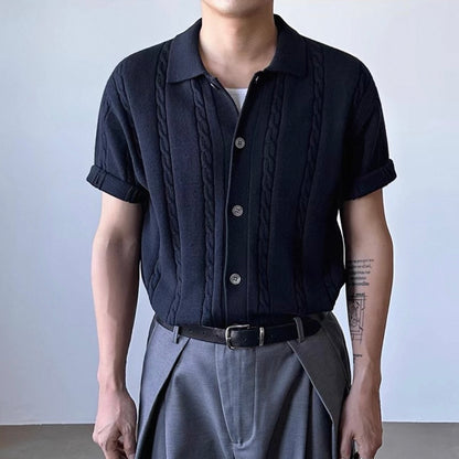 Casual Cable-Knit Cardigan