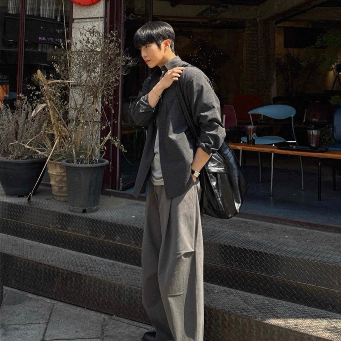 Casual Loose Long-Sleeve Shirt