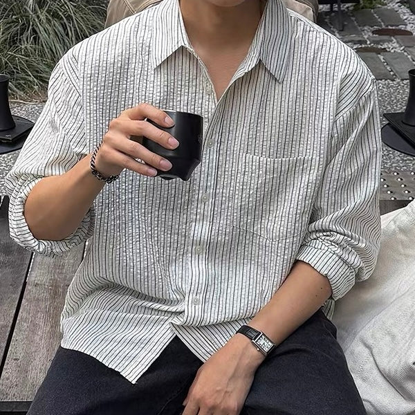 Seersucker Stripe Shirt