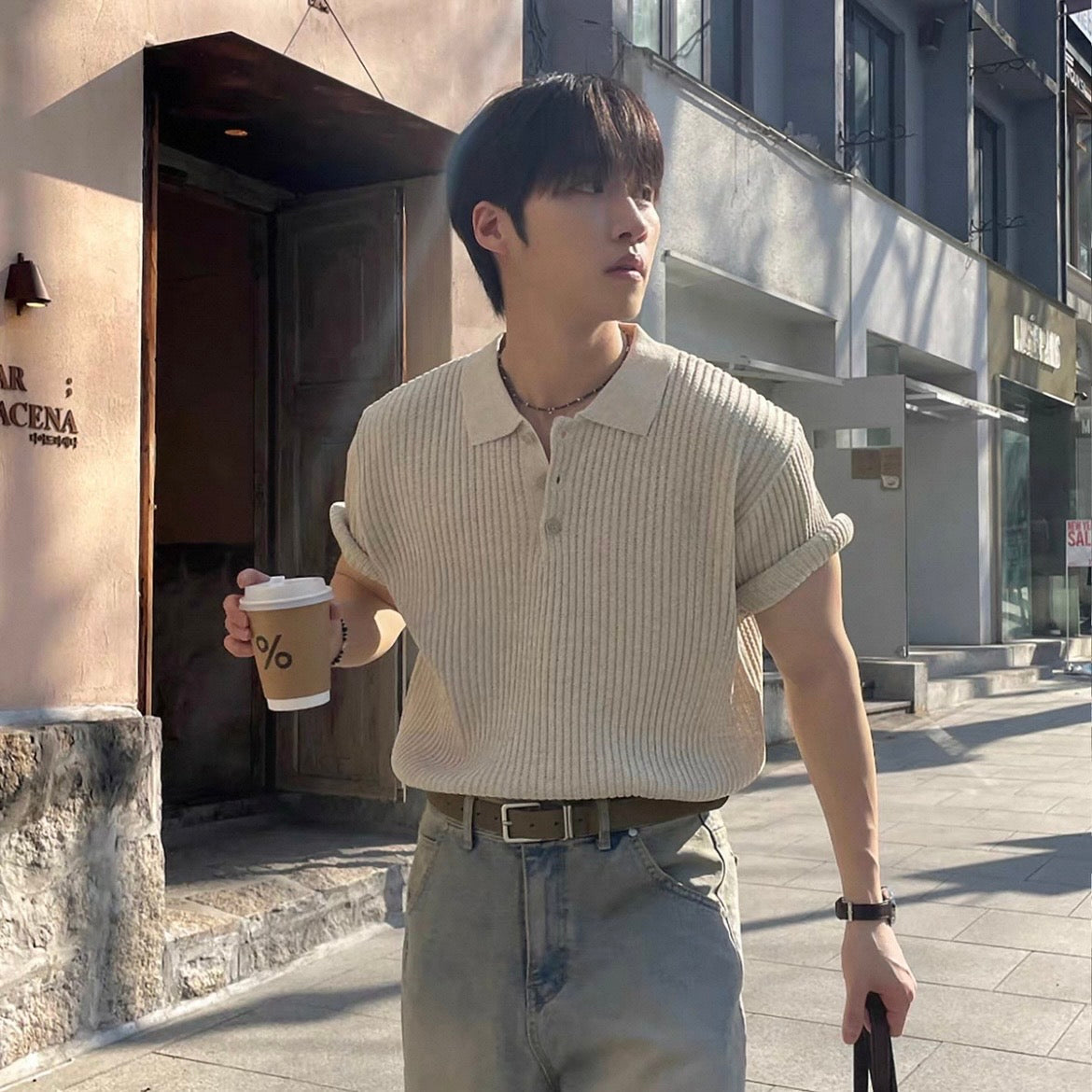 Cool Ice Silk Polo T-Shirt
