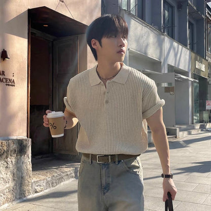 Cool Ice Silk Polo T-Shirt