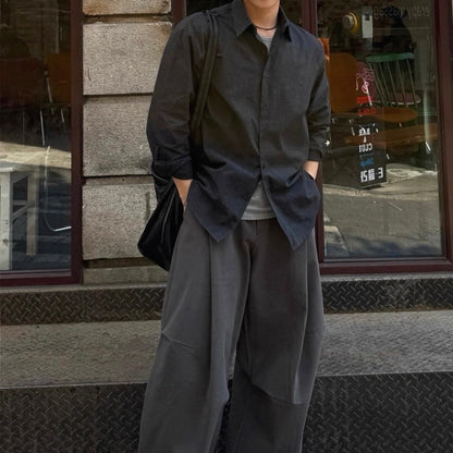 Casual Loose Long-Sleeve Shirt