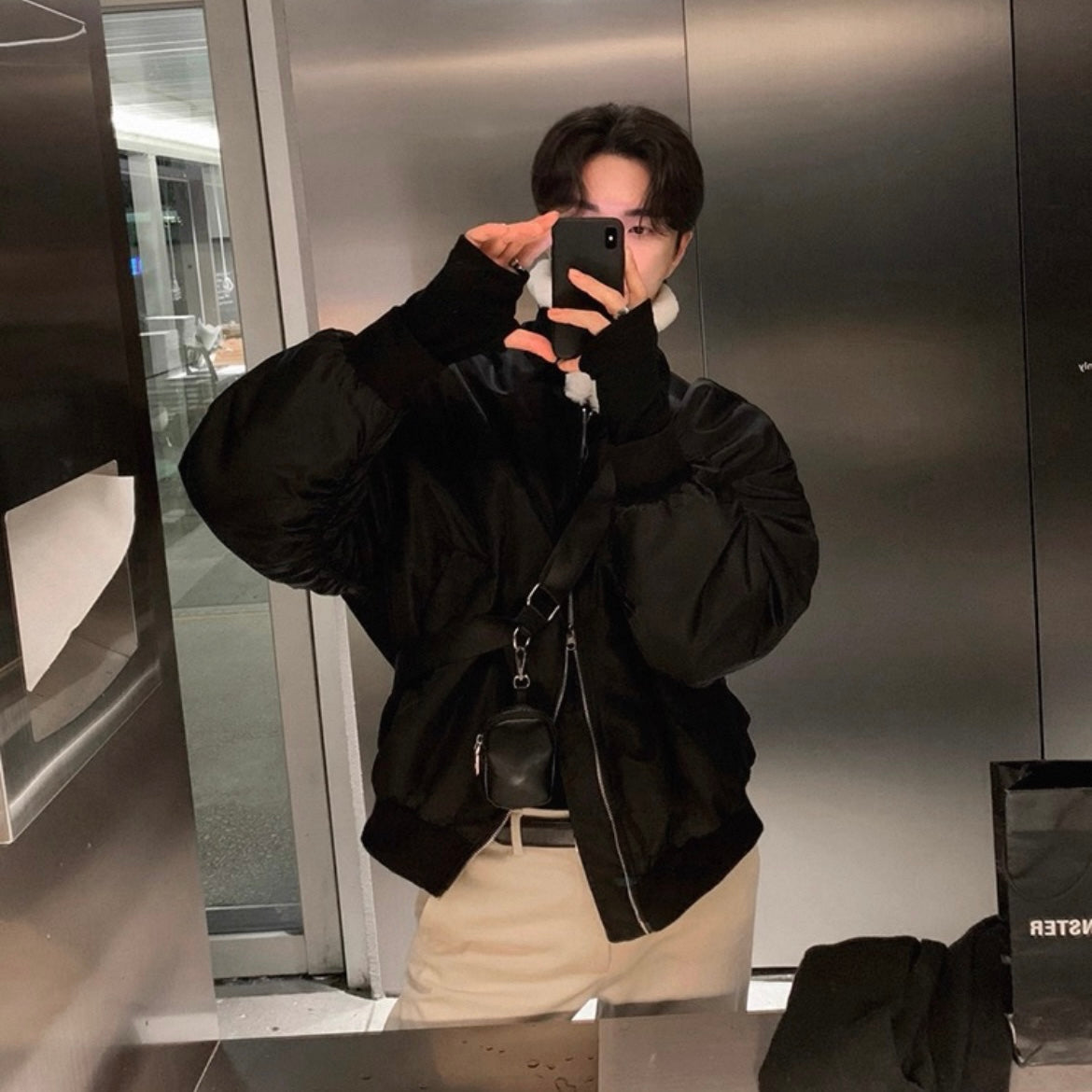 Lambswool Oversized Jacket