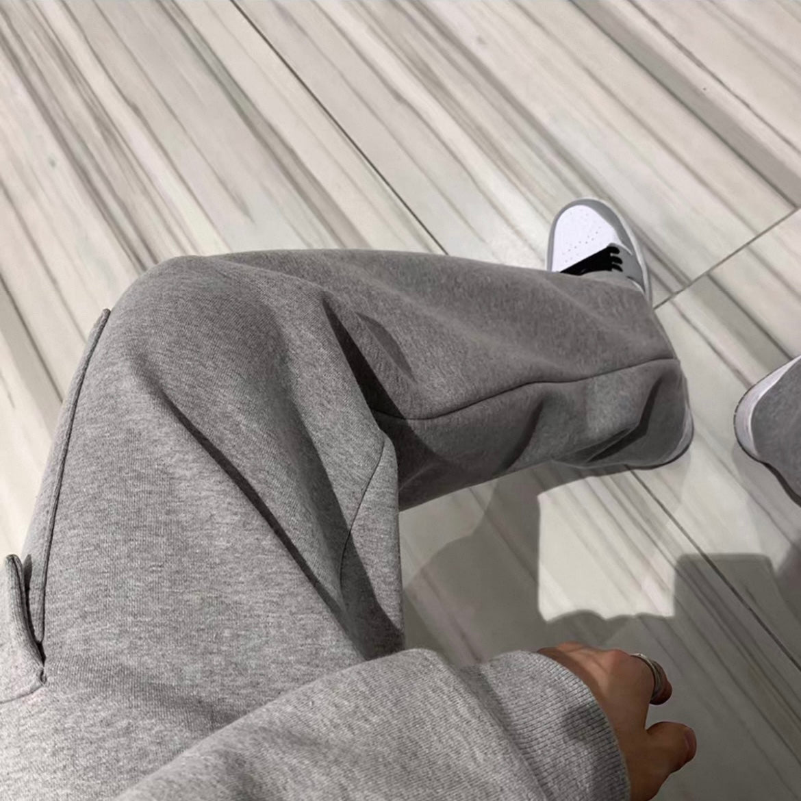 Casual Hooded Cardigan Setup