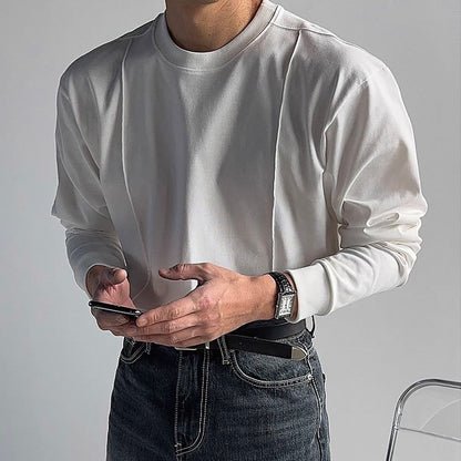 Minimal Line Long Sleeve T-Shirt