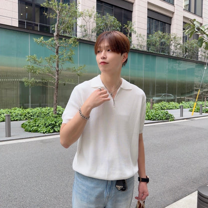 Breezy Knit Short-Sleeve Shirt