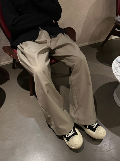 Vintage Pleated A-line Suit Pants