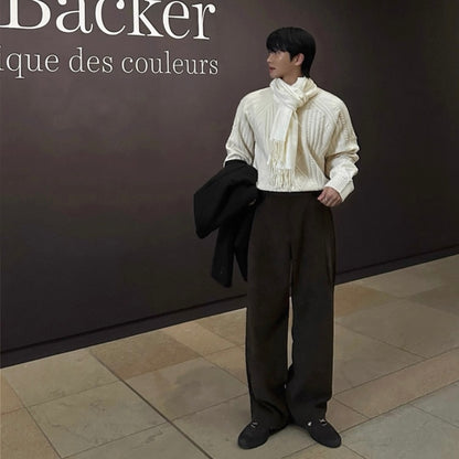 Casual Thick Suit Pants
