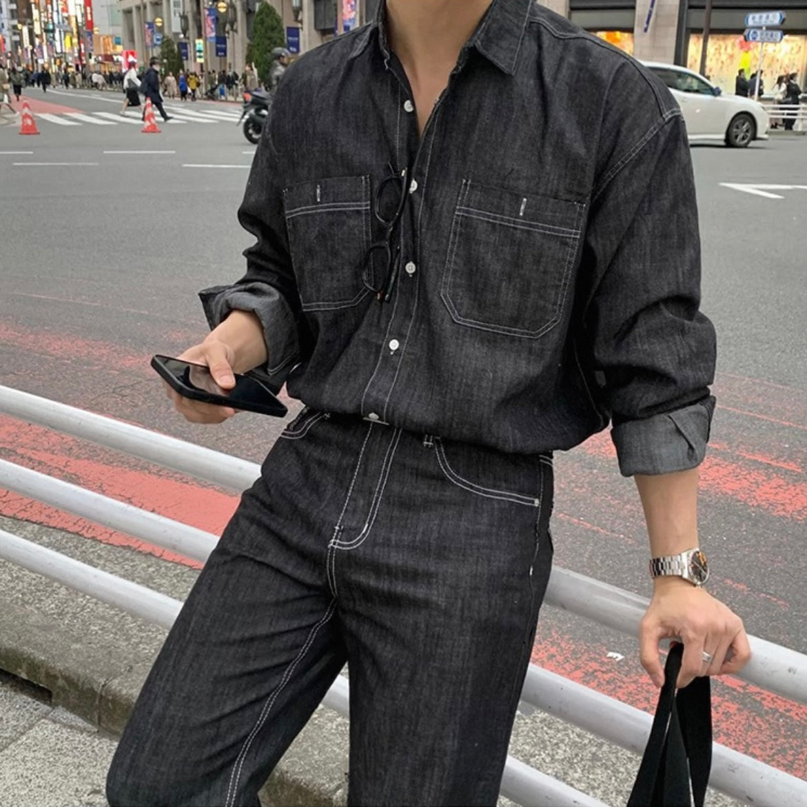 Denim Trendy Loose Shirt