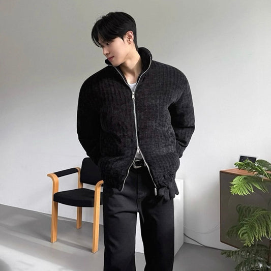 Double Zipper Cotton Jacket