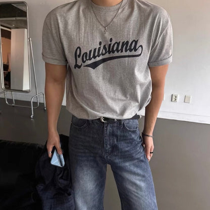Vintage Print Slim-Fit T-Shirt
