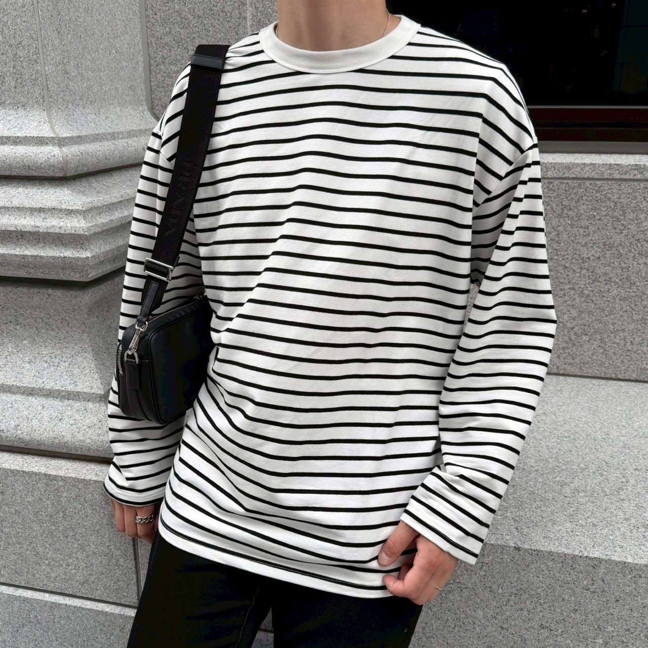 Casual Striped Long Sleeve T-Shirt