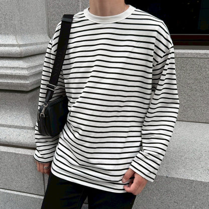 Casual Striped Long Sleeve T-Shirt