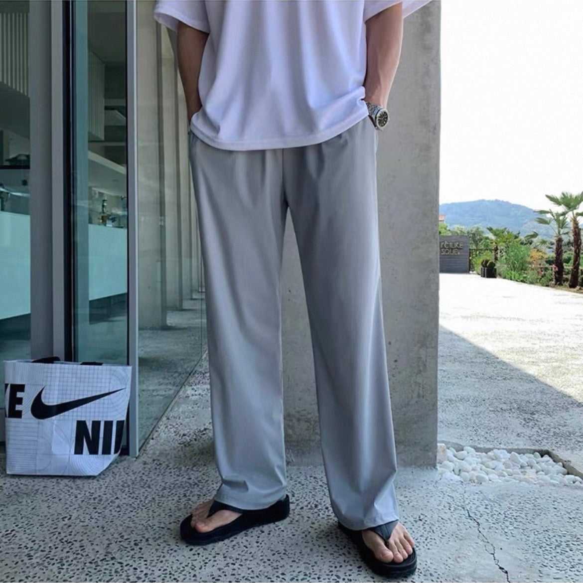 Lightweight Ice Silk Pants