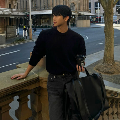 Korean Loose Knit Pullover