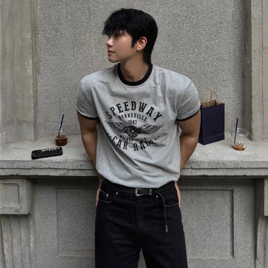 Retro Color Block T-Shirt