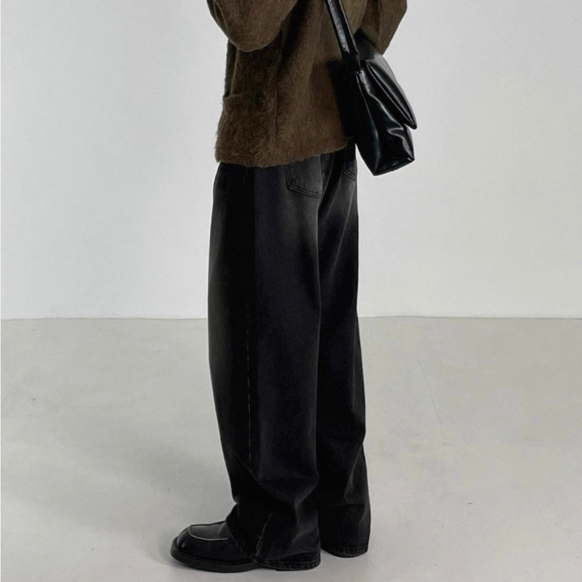 Korean Loose Wide-Leg Jeans