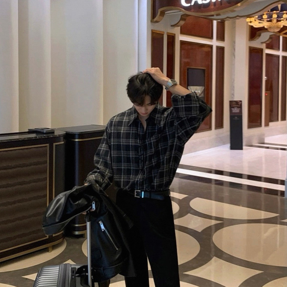 Plaid Long Sleeve Shirt