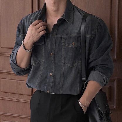 Casual Denim Shirt Jacket