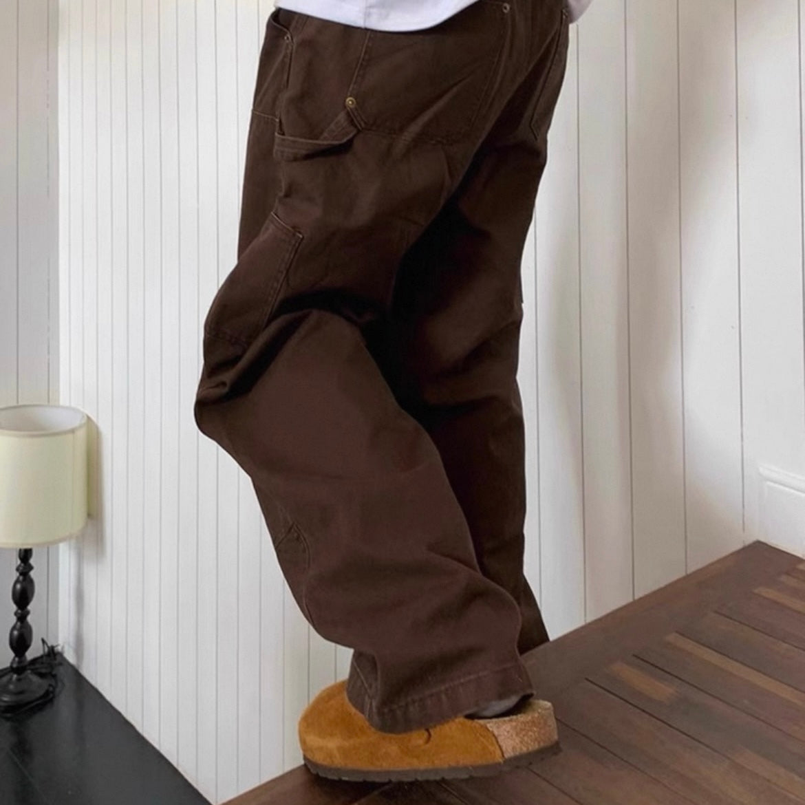 Retro Loose Fit Work Pants