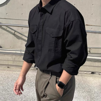 Korean-Style Casual Shirt