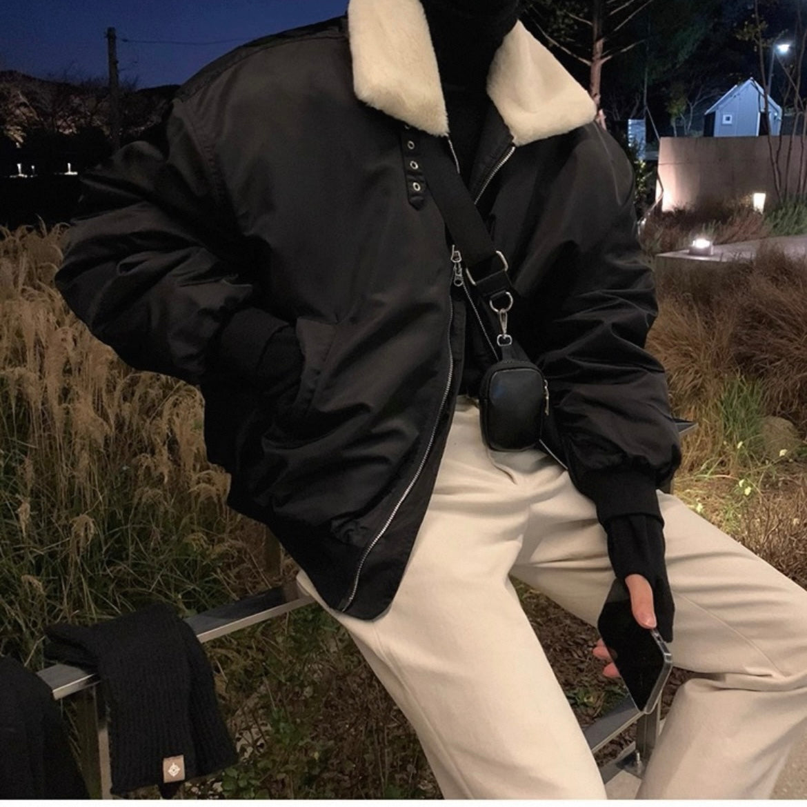 Lambswool Oversized Jacket