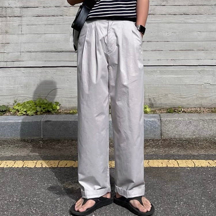 Korean Wide-Leg Sports Pants