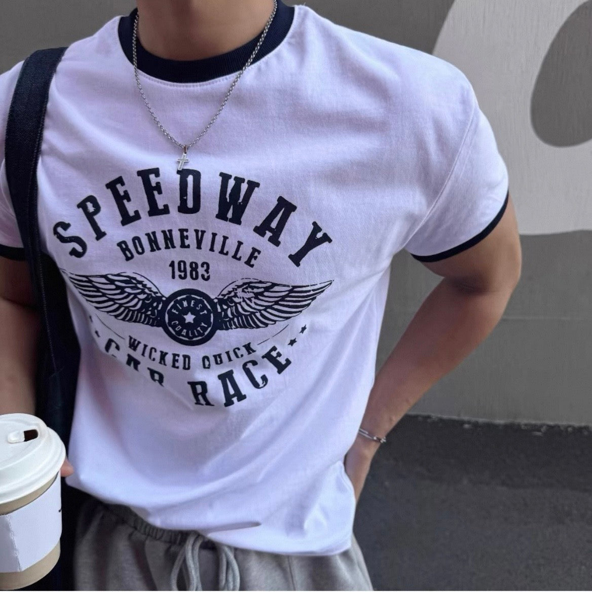 Retro Color Block T-Shirt