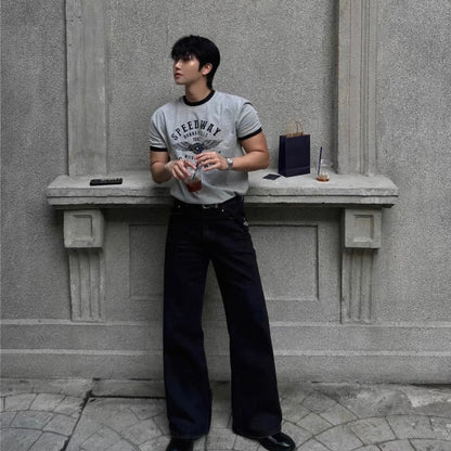 Retro Color Block T-Shirt