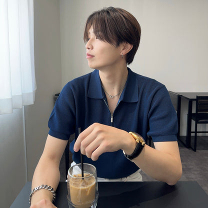 Breezy Knit Short-Sleeve Shirt