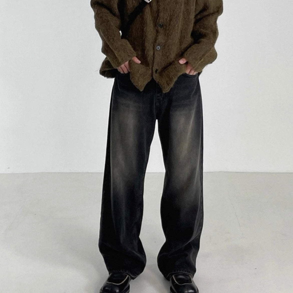 Korean Loose Wide-Leg Jeans