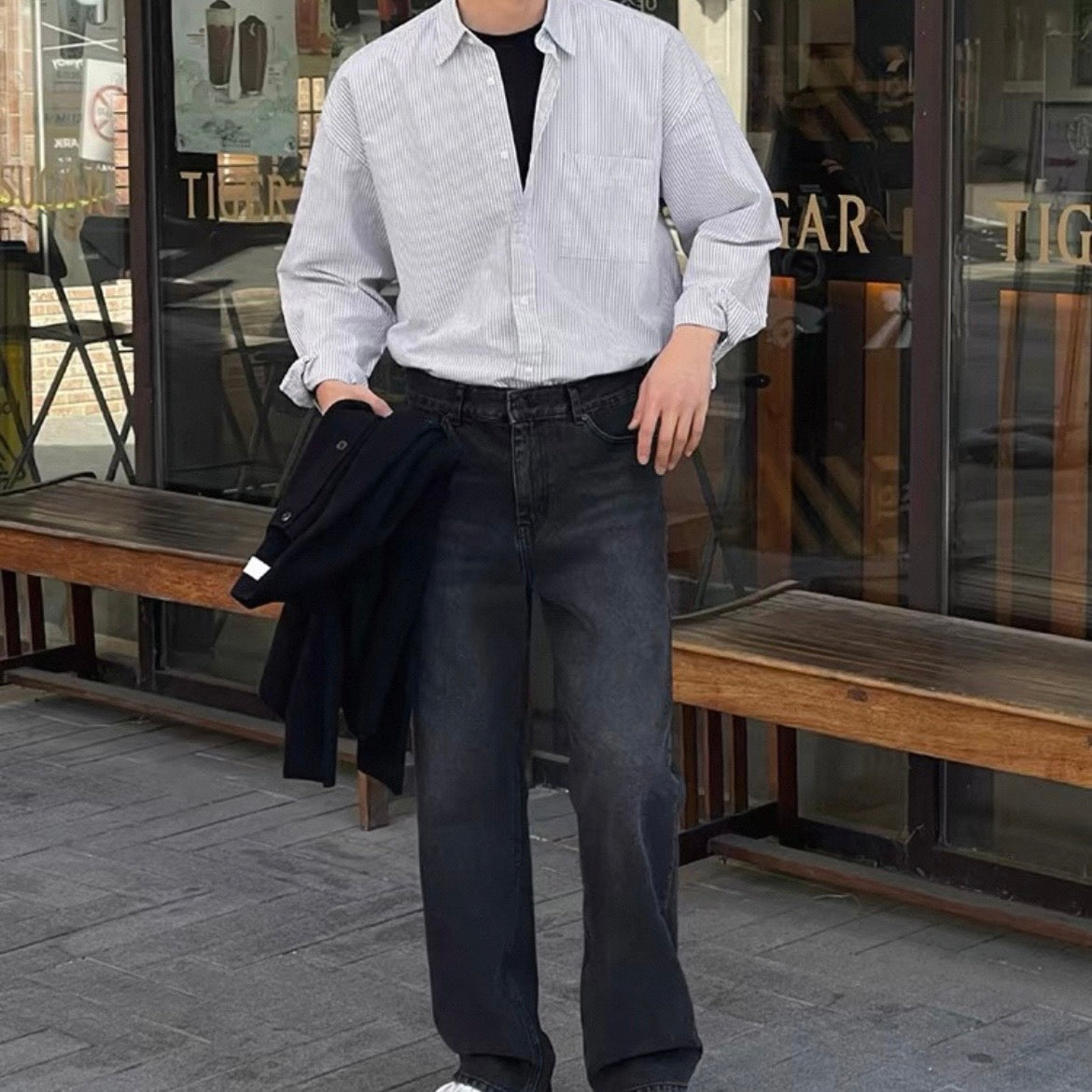 Daily Stripe Relaxed Shirt