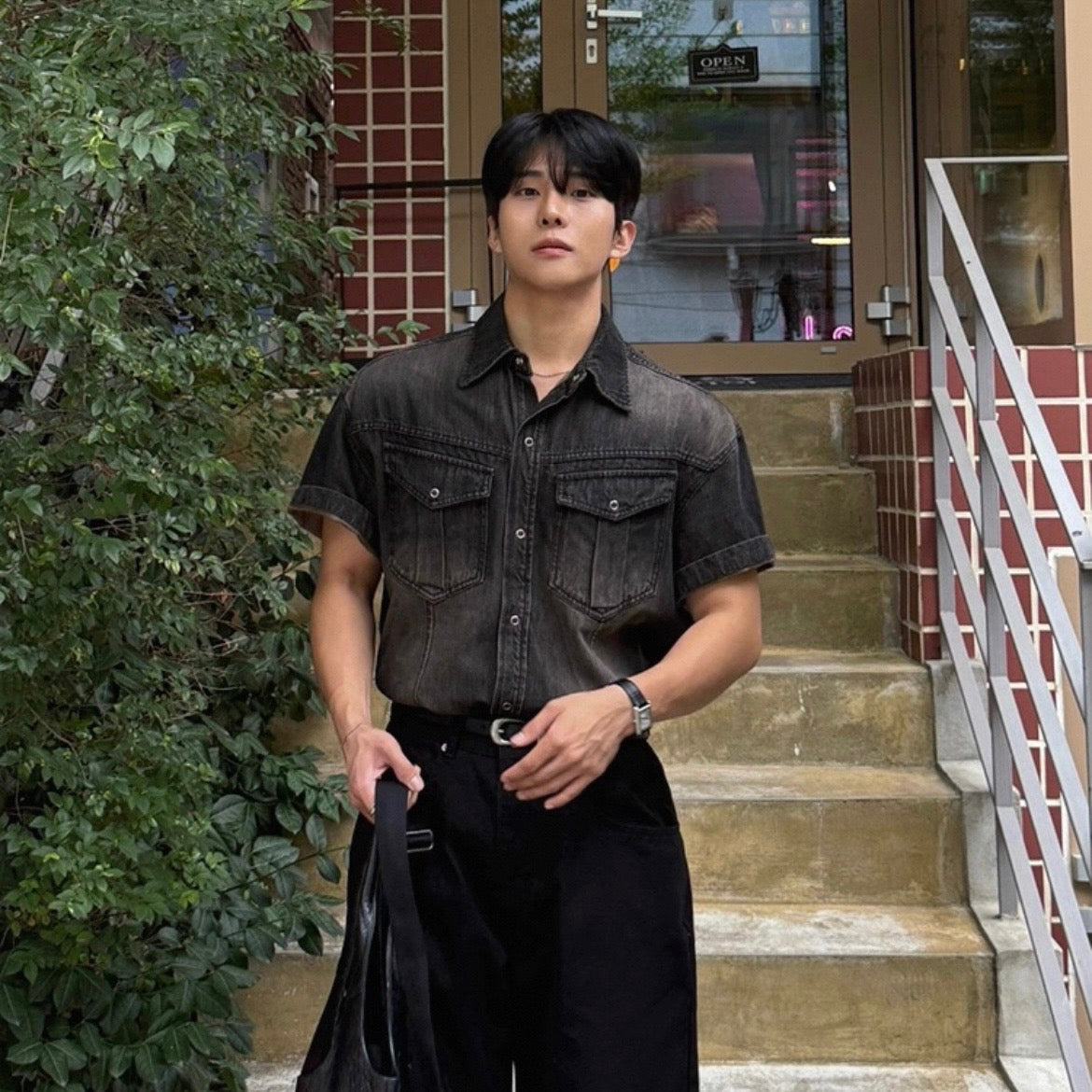 Korean Style Denim Shirt